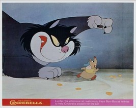 Walt Disney&#39;s Cinderella vintage 8x10 photo Lucifer traps Gus-Gus the mouse - £9.58 GBP