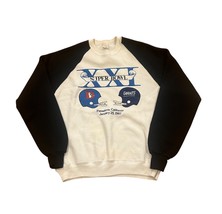 Vintage 1987 Super Bowl XXI New York Giants Denver Broncos Raglan Sweats... - $637.88 MXN