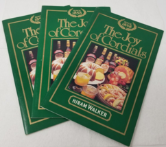 Hiram Walker The Joy of Cordials 1985 Recipe Booklets Set of 3 - £8.48 GBP