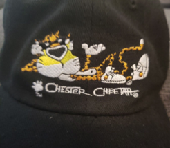 Vintage Chester Cheetah Cheetos Black Snapback Hat Planet Lunch Snack Merch - £15.41 GBP
