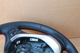 12-18 BMW F30 Sport Steering Wheel w/ Cruise BT Volume W/O Paddles -RED STITCH image 6
