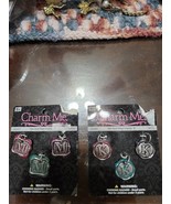New CHARM ME Initials M and K 1/2&quot; Charm!  In Orig Pkg.  Pretty - $22.00 CAD