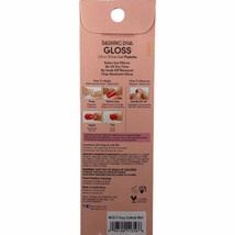 NEW Dashing Diva Gloss Ultra Shine Gel Nail Strips Coral Pink Leaf Clear - $13.88