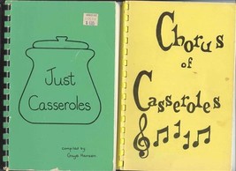 Just Casseroles and Chorus of Casseroles Cookbooks Fort Wayne Philharmonic - £17.13 GBP