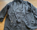 Calvin Klein Women&#39;s 2xl Mens L Performance Long-Line Hooded Rain Jacket... - $39.60