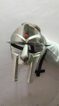 Medieval Doom Gladiator Mask Silver Finish in Metal Mask - £40.51 GBP