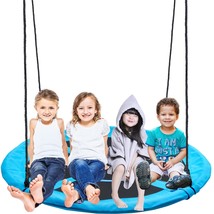 Flying Saucer Swing 60 Inch 880Lb Anti-Fade Tree Swing Set Outdoor Indoo... - £112.76 GBP