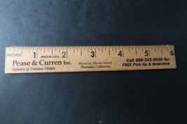 Advertising Ruler Jewelry Fine Precious Metal Weight Measures Pease &amp; Cu... - $7.00