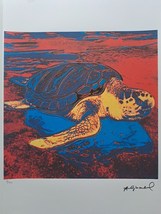 Andy Warhol Signed - Turtle - Certificate Leo Castelli (Vintage 1989) - $59.00