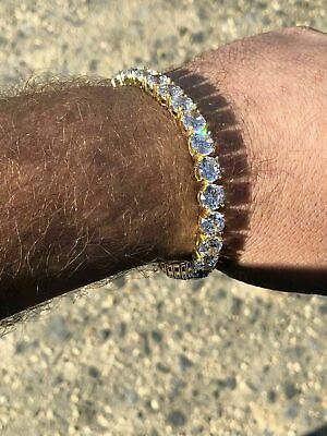 Pulsera Tennis De Circonitas Cúbicas De Corte Redondo De 3.00Ct Chapado En... Item image 5