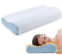 Ecosafeter Contour Memory Foam Pillow- Cervical Orthopedic Deep Sleep Neck Pillo - £21.38 GBP