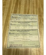 The equitable life assurance society premium receipts lot - $454.56 MXN