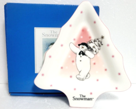 The Snowman Plate SONY PLAZA 2003 18cm Old Rare - $100.59