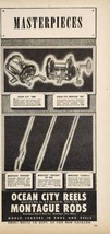 1949 Print Ad Ocean City Fishing Reels &amp; Montague Rods Phila,PA Montague City,MA - £13.75 GBP