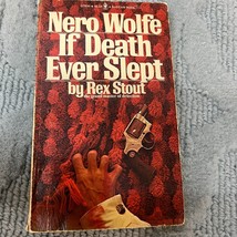 If Death Ever Slept Mystery Paperback Book by Rex Stout Bantam Book 1975 - £9.77 GBP