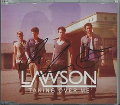 LAWSON - TAKING OVER ME / STILL HURTS 2012 UK &quot;AUTOGRAPHED / SIGNED&quot; CD - £49.40 GBP