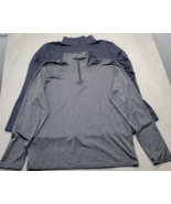 Lot of 2 Real Essentials Activewear Shirt Mens Large Multi Stretch Quart... - $23.05