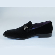 Mens AFTER MIDNIGHT Formal Stage Dress shoes Slip on Soft Velvet 6753 black image 6