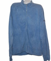 Energie Blue Men&#39;s Zipper Italy Cotton Athletic Sweater Sz 2XL Good Cond... - $32.38