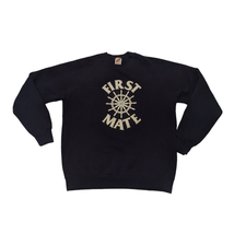 First Mate XL Crewneck Sweatshirt Pullover Jumper XL Jerzees Vintage 90s - $28.71