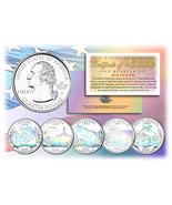 2006 US Statehood Quarters HOLOGRAM *** 5-Coin Complete Set *** w/Capsul... - £12.66 GBP
