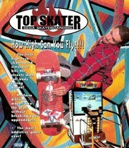 Top Skater Arcade FLYER Original 1997 Video Game Skateboard Vintage Unused Retro - £11.83 GBP