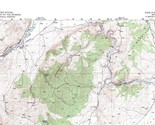 Dixie Flats Quadrangle Nevada 1952 Map USGS 1:62500 Topographic - £17.52 GBP
