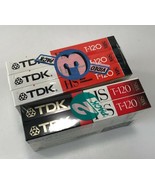 TDK Premium Quality HS 6-Hours Blank VHS Tapes T-120 Video Cassette 5 Pa... - $33.90 CAD