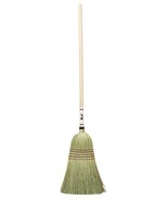 AUTHENTIC AMISH BARN BROOM - Heavy Duty Corn Straw &amp; Solid Hardwood - $54.97