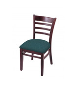 Holland Bar Stool 18 in. 3140 Series Chair Dark Cherry Finish with Graph... - €313,00 EUR