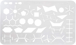 Easyshapes: Organic Chemistry Stencil Drawing &amp; Drafting Template. - £16.90 GBP