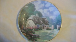 Stonegate Cottage Collectors Plate by Thomas Kinkade Garden Cottages of England - £34.70 GBP