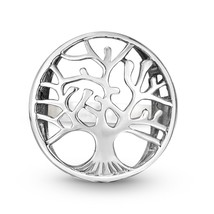 Rooted Oak Winter Tree Dome Statement Sterling Silver Ring - 9 - £15.59 GBP