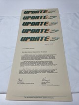 1989 McDonnell Douglas Missile Systems Company Contract Updates Letters ... - $49.50