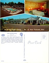 One(1) Massachusetts West Yarmouth Cape Traveler Motel Route 28 Vintage Postcard - £7.36 GBP