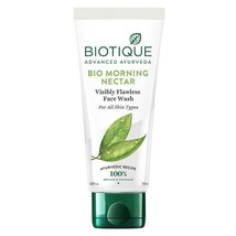 Biotique Bio Morning Nectar Visibly Flawless Face Wash 100ml skin face body care - £13.24 GBP