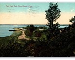 Fort Hale Park New Haven Connecticut CT 1910 DB Postcard V12 - £3.07 GBP