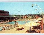 Poolside Motor House Motel Williamsburg Virginia VA UNP Chrome Postcard E16 - $2.67