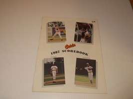 Baltimore Orioles 1987 Baseball Scorebook Progam - $4.99