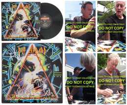 Def Leppard signed Hysteria album COA exact proof Elliott,Allen,Collen,Savage - £949.62 GBP