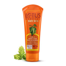 Lotus Herbals Safe Sun 3-In-1 Matte Look Daily Sunblock SPF 40, 100g (Pack of 1) - £12.43 GBP