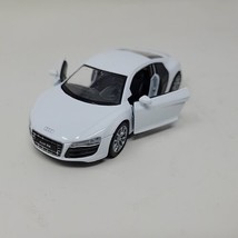 Welly Audi Series R8 Die Cast Metal Car White Model 1:34 V10 Diecast 43633 - £12.29 GBP