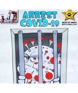 2020 Arrest COVID-19 Virus Poster Compassionate Cops Sheriff Marceno Map... - $39.99