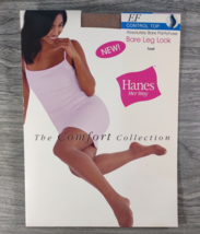 Hanes Her Way The Comfort Collection Pantyhose Size EF Bare Leg Look Toast - £7.74 GBP