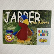 Ty Beanie Babies Jabber the Parrot 4197 Trading Card Single Series I 1998 - £1.35 GBP