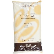 Belgian Dark Chocolate Baking Callets (Chips) - 53.1% - 2 x 22 lb bags - $376.45