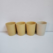 Vintage Tupperware Tumblers Juice Cups 6oz 1251 Set of 4 Retro - £7.43 GBP