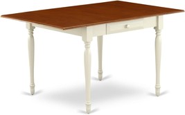 With A Cherry Rectangular Tabletop And A 54 X 36 X 30-Buttermilk Finish,... - $262.92