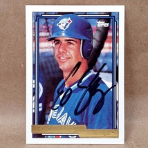 1992 Topps Gold #72 Eddie Zosky SIGNED Card Toronto Blue Jays Autograph - £2.95 GBP