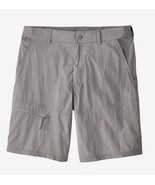 Patagonia Mens S Shorts Sandy Cay 9&quot; Flex 30 Waist Fish Logo Nylon Gray ... - $22.01